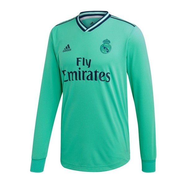 Tailandia Camiseta Real Madrid 3ª ML 2019-2020 Verde